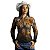 Camisa Country BRK Feminina Estampa de Onça 2.0 com UV50 + - Imagem 3