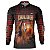 Camisa Country BRK Xadrez Vermelha Cavalgada com UV50 + - Imagem 1