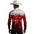 Camisa Agro BRK  Cinza e Branco Trator Vermelho com UV50 + - Imagem 4