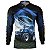 Camisa Agro BRK Trator Azul O Agro Não Para Brasil com UV50 + - Imagem 1