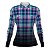 Camisa Country BRK Xadrez Feminina Mulher do Agro UV50 + - Imagem 1