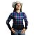 Camisa Country BRK Xadrez Feminina Mulher do Agro UV50 + - Imagem 3