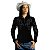 Camisa Country BRK Feminina Boiadeira Preta 3.0 com UV50 + - Imagem 3