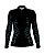 Camisa Country BRK Preta e Azul Feminina Boiadeira com UV50 + - Imagem 1