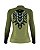 Camisa Agro BRK Feminina  Verde Militar Apache com UV50 + - Imagem 2