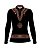 Camisa Agro BRK Feminina Preta Apache  com UV50 + - Imagem 1