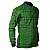 Camisa Country BRK Masculina Xadrez  Verde com UV50 + - Imagem 3