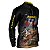 Camisa Agro BRK Preto Rodeio Bull Rider USA com UV50 + - Imagem 3