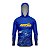 Camisa com Capuz Agro Brk Azul Clean Trator com UV50+ - Imagem 1