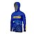 Camisa com Capuz Agro Brk Azul Clean Trator com UV50+ - Imagem 4