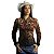Camisa Country BRK Feminina Estampa de Onça com UV50 + - Imagem 3