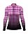 Camisa Country BRK Feminina Xadrez Rosa com UV50 + - Imagem 1