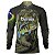 Camisa Agro BRK Tucuna Azul Pescador Caipira com UV50 + - Imagem 1