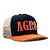 Boné Trucker Country BRK Laranja e Preto - Imagem 1