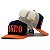 Boné Trucker Country BRK Laranja e Preto - Imagem 3