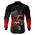 Camisa Agro BRK Trator Vermelho MF 9S com UV50 + - Imagem 3