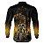 Camisa Agro BRK Trator BM115 Preto e Amarelo com UV50+ - Imagem 2