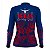 Camisa Agro Feminina BRK Texas Country Girl Azul com UV50+ - Imagem 2