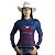 Camisa Agro Feminina BRK Texas Country Girl Azul com UV50+ - Imagem 3