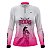 Camisa Agro Feminina BRK Texas Girl Branca com Proteção UV50+ - Imagem 1