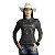 Camisa Agro Feminina Preta BRK Padroeira com UV50+ - Imagem 3