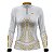 Camisa Agro Feminina BRK Nossa Senhora Strass Branca com  UV50+ - Imagem 1