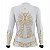 Camisa Agro Feminina BRK Nossa Senhora Strass Branca com  UV50+ - Imagem 2