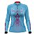 Camisa Agro Feminina BRK Mãe Aparecida Azul Clara com UV50+ - Imagem 1
