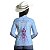 Camisa Agro Feminina BRK Mãe Aparecida Azul Clara com UV50+ - Imagem 4