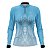 Camisa Agro Feminina BRK Nossa Senhora Azul Clara com UV50+ - Imagem 1