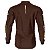 Camisa Agro BRK Mescla Marrom Yellowstone com Proteção UV50+ - Imagem 3