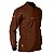 Camisa Agro Básica BRK Marrom Yellowstone com Proteção UV50+ - Imagem 2