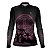 Camisa Feminina BRK Medalhão de São Bento Preto e Rosa UV50+ - Imagem 1