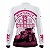 Camisa Feminina BRK Medalhão de São Bento Branco e Rosa UV50+ - Imagem 2
