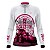 Camisa Feminina BRK Medalhão de São Bento Branco e Rosa UV50+ - Imagem 1