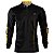 Camisa Agro Básica BRK Preto e Amarelo  com Proteção UV50+ - Imagem 1