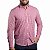 Camisa Social Xadrez BRK Manga Longa Slim Fit - Vermelha - Imagem 1