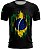Camiseta Agro BRK Preta Grunge Bandeira Brasil com UV50 + - Imagem 1