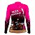Camisa Agro Feminina BRK Campeã dos Três Tambores Rosa UV50+ - Imagem 2