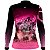 Camisa Agro Feminina BRK Team Roping Rosa UV50+ - Imagem 2