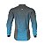 Camisa de Pesca Brk Mescla Cinza e Azul com Proteção UV50+ - Imagem 2