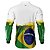 Camisa de Pesca Brasil Branca Brk com Proteção Solar UV 50+ - Imagem 2