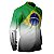 Camisa Agro BRK Verde e Branca Brasil Agro com UV50 + - Imagem 3