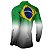 Camisa Agro BRK Verde e Branca Brasil Agro com UV50 + - Imagem 4