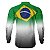 Camisa Agro BRK Verde e Branca Brasil Agro com UV50 + - Imagem 2