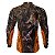 Camisa de Caça BRK Camuflado Laranja  Javali com UV50 + - Imagem 2