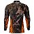 Camisa de Caça BRK Camuflado Laranja  Javali com UV50 + - Imagem 1