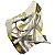 Bandana Black Mask BRK Robalo Cinza e Dourado com UV50+ - Imagem 2