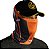 Bandana Black Mask BRK Laranja Preto com Uv50 - Imagem 1