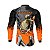 Camisa de Pesca BRK Laranja Pirarara com UV50 + - Imagem 3